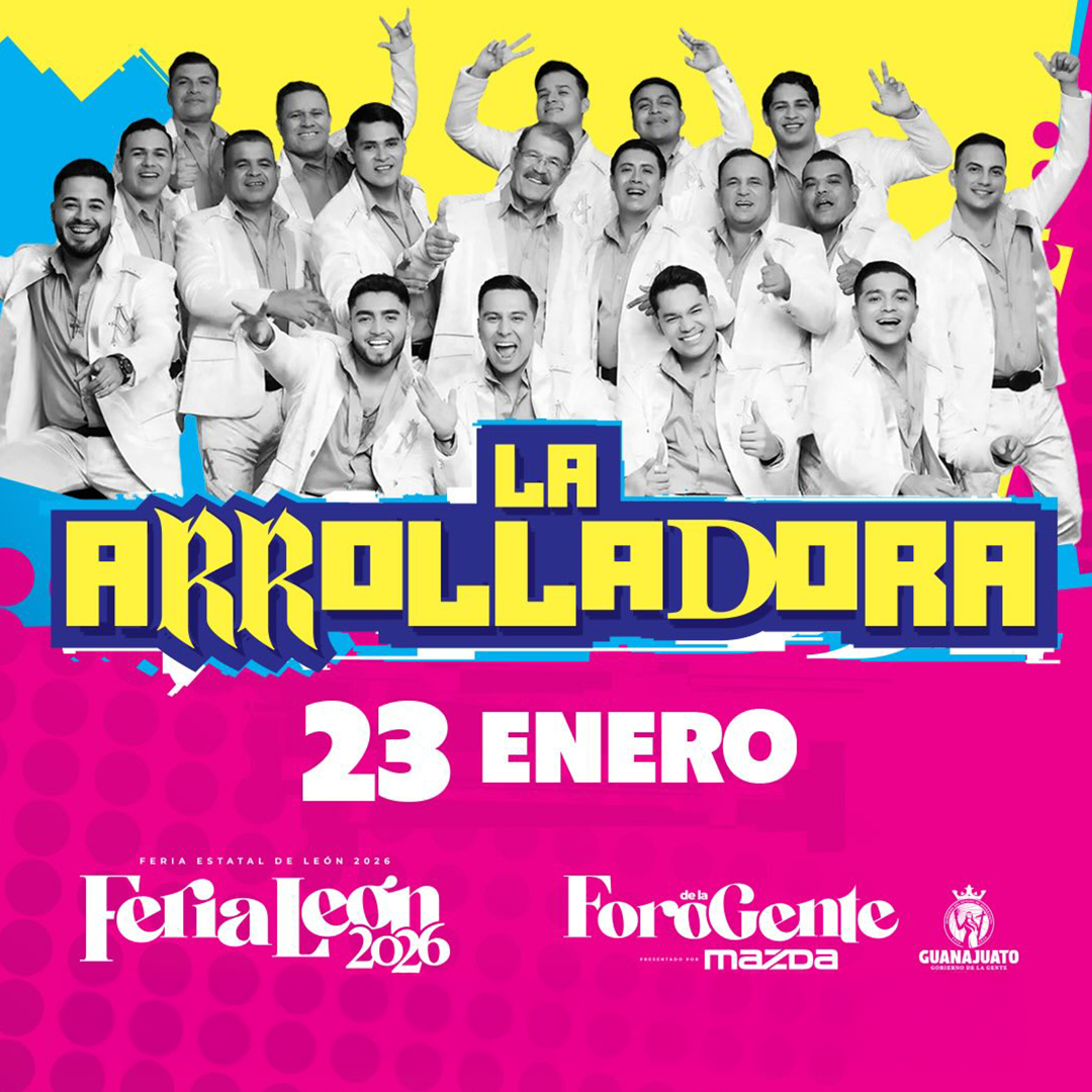 Boletos La Arrolladora Palenque Feria de León 2026