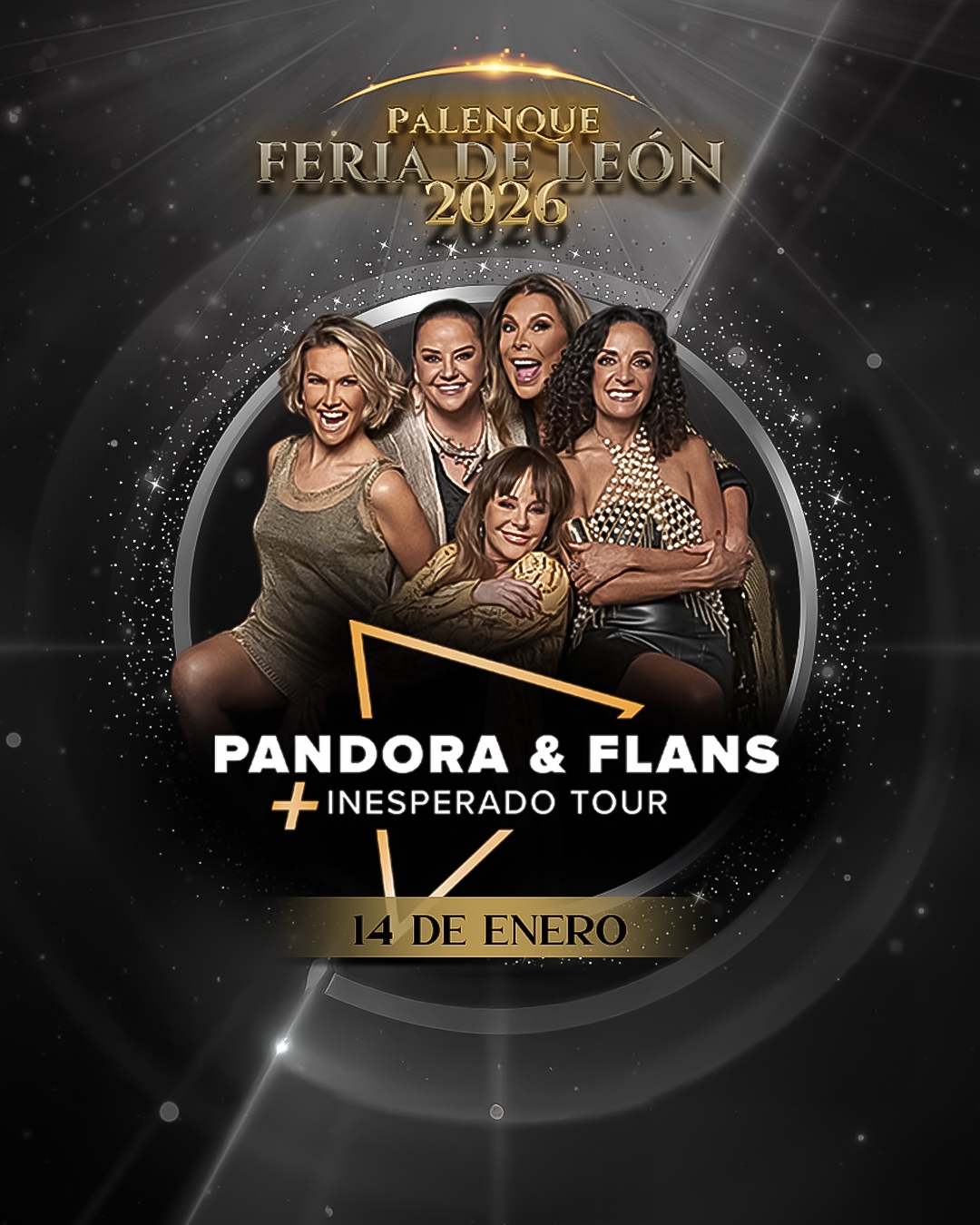Boletos Pandora Flans Palenque Feria de León 2026